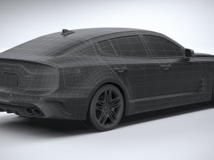 Kia Stinger GT 2022 3D Модель