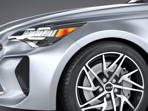 Kia Stinger GT-line 2022 3D मॉडल