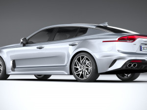 Kia Stinger GT-line 2022 3D मॉडल