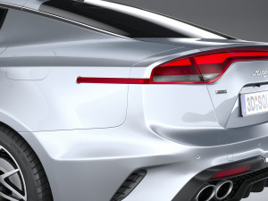 Kia Stinger GT-line 2022 3D मॉडल