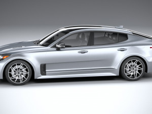 Kia Stinger GT-line 2022 3D मॉडल