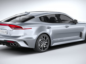 Kia Stinger GT-line 2022 3D मॉडल