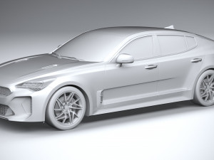Kia Stinger GT-line 2022 3D मॉडल