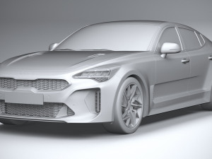 Kia Stinger GT-line 2022 3D मॉडल