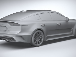 Kia Stinger GT-line 2022 3D मॉडल