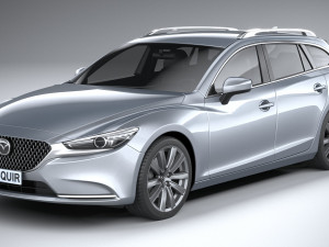 Mazda 6 Wagon 2020 3D 모델