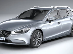 Mazda 6 Wagon 2020 3D Model