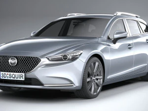 Mazda 6 Wagon 2020 3D Model