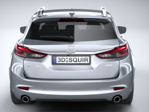 Mazda 6 Wagon 2020 3D 모델