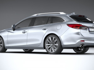 Mazda 6 Wagon 2020 3D 모델