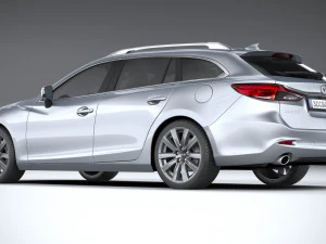 Mazda 6 Wagon 2020 3D Model