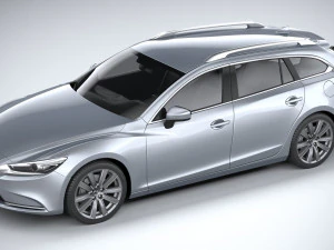 Mazda 6 Wagon 2020 3D Model