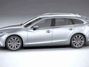 Mazda 6 Wagon 2020 3D Model