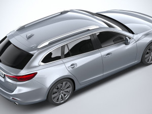 Mazda 6 Wagon 2020 3D 모델