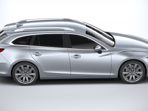 Mazda 6 Wagon 2020 3D 모델