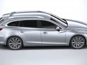 Mazda 6 Wagon 2020 3D Model