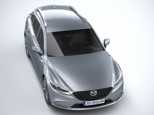 Mazda 6 Wagon 2020 3D 모델