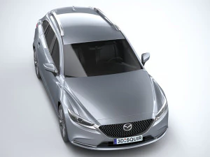 Mazda 6 Wagon 2020 3D Model
