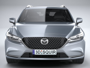 Mazda 6 Wagon 2020 3D 모델