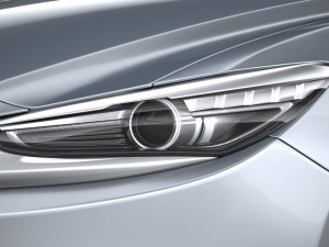Mazda 6 Wagon 2020 3D 모델