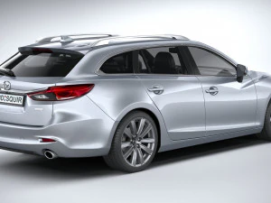 Mazda 6 Wagon 2020 3D Model