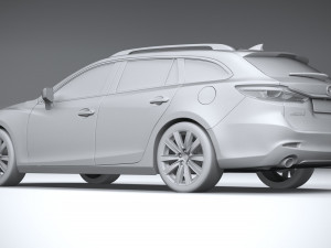 Mazda 6 Wagon 2020 3D 모델