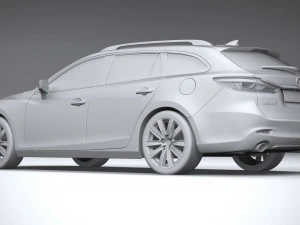 Mazda 6 Wagon 2020 3D Model