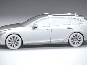 Mazda 6 Wagon 2020 3D Model