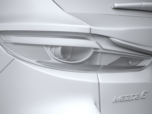 Mazda 6 Wagon 2020 3D 모델