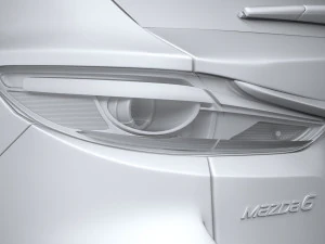 Mazda 6 Wagon 2020 3D Model
