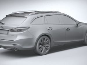 Mazda 6 Wagon 2020 3D 모델