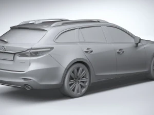 Mazda 6 Wagon 2020 3D Model