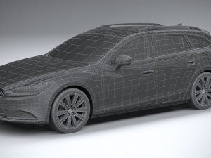 Mazda 6 Wagon 2020 3D 모델