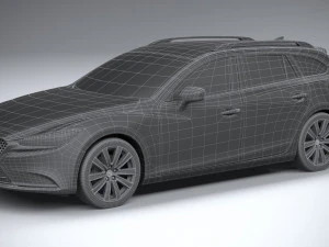 Mazda 6 Wagon 2020 3D Model