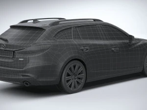 Mazda 6 Wagon 2020 3D Model