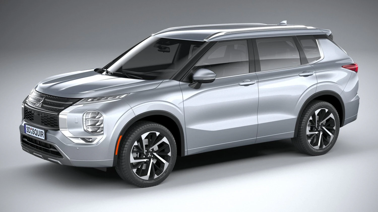 Mitsubishi Outlander 2022 3D Model .c4d .max .obj .3ds .fbx .stl .blend