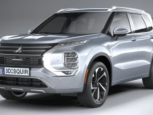 Mitsubishi Outlander 2022 3D Model