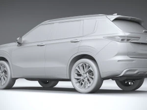 Mitsubishi Outlander 2022 3D Model