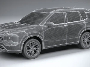 Mitsubishi Outlander 2022 3D Model
