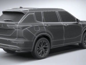 Mitsubishi Outlander 2022 3D Model