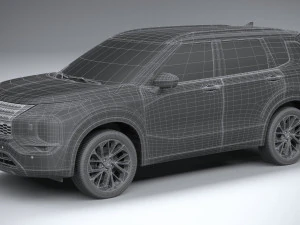 Mitsubishi Outlander 2022 3D Model