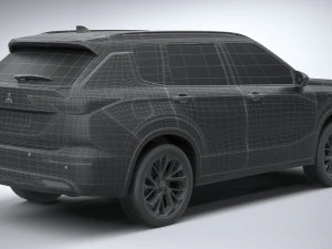 Mitsubishi Outlander 2022 3D Model