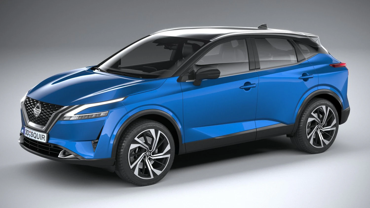 Nissan Qashqai 2022 3D Model .c4d .max .obj .3ds .fbx .stl .blend