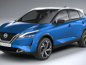 Nissan Qashqai 2022 3D Model