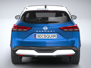 Nissan Qashqai 2022 3D 模型