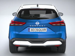 Nissan Qashqai 2022 3D Model