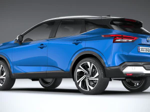 Nissan Qashqai 2022 3D Model