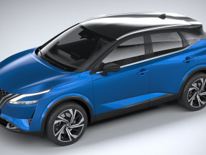 Nissan Qashqai 2022 3D 模型