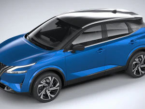 Nissan Qashqai 2022 3D Model