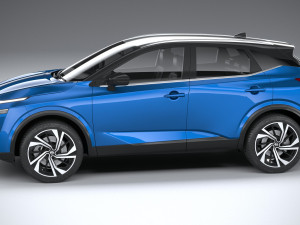 Nissan Qashqai 2022 3D 模型
